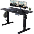 Rustic Brown Electric Standing Desk 48 x 24 Inches D144884