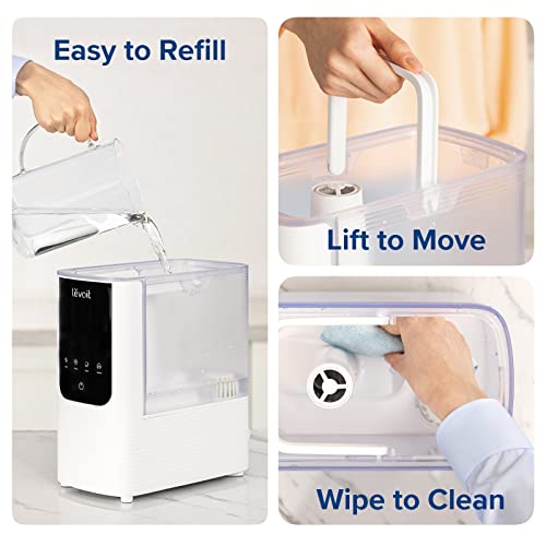 White Smart Warm and Cool Mist Humidifier M160