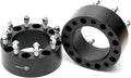 Black Forged 3 Inch Wheel Adapters 8x6.5 to 8x180 with 14x1.5 Studs, Pack of 2 Y9436