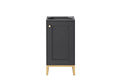 Chianti Single Vanity Cabinet Mineral Grey & Radiant Gold V9117