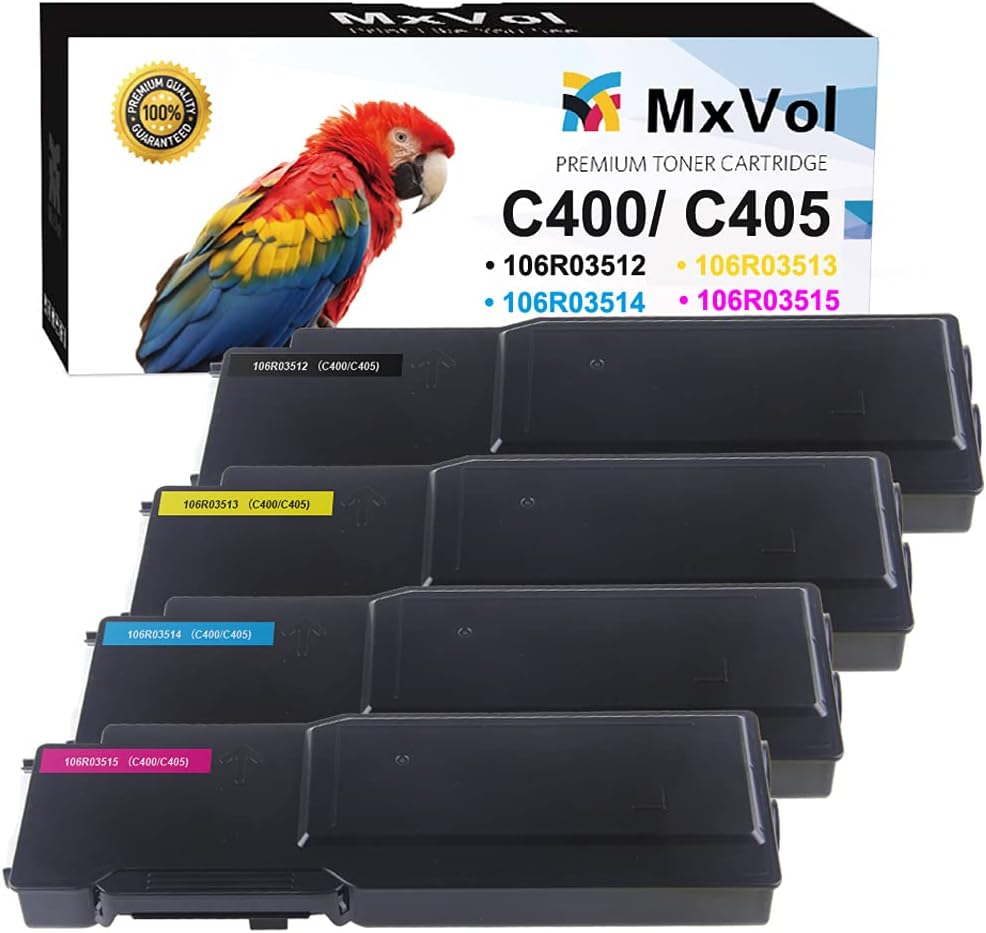 4-Pack Remanufactured Toner Cartridges Black Color E359