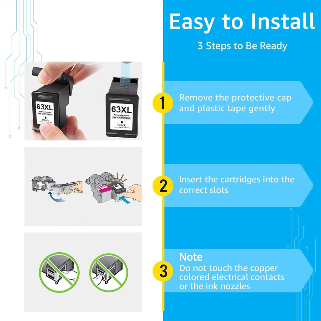 2 Black Ink Cartridge Pack of 2 B9019