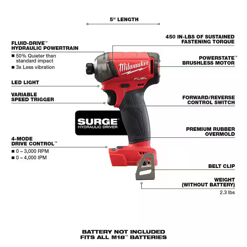 18-Volt Lithium-Ion Brushless Cordless Hammer Drill Driver Kit and Impact Driver I1577