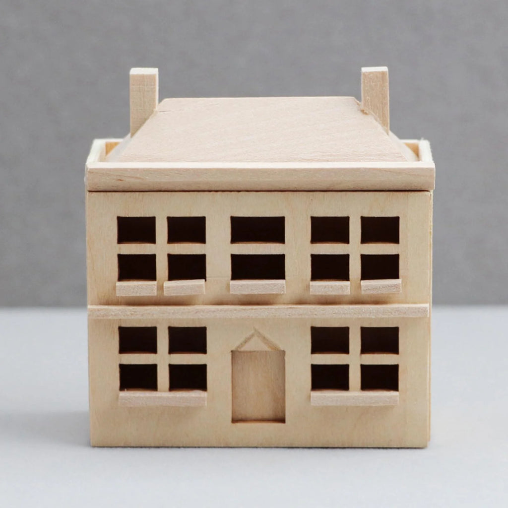 1/12 Dollhouse Villa House Handcraft Unpainted Miniature E104976