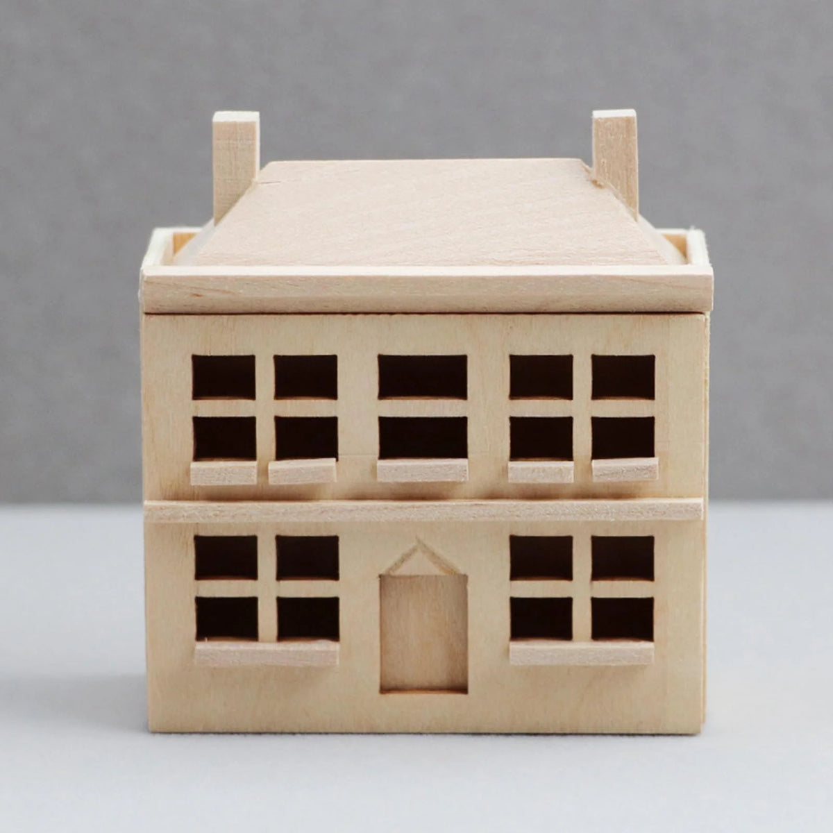 1/12 Dollhouse Villa House Handcraft Unpainted Miniature E104976