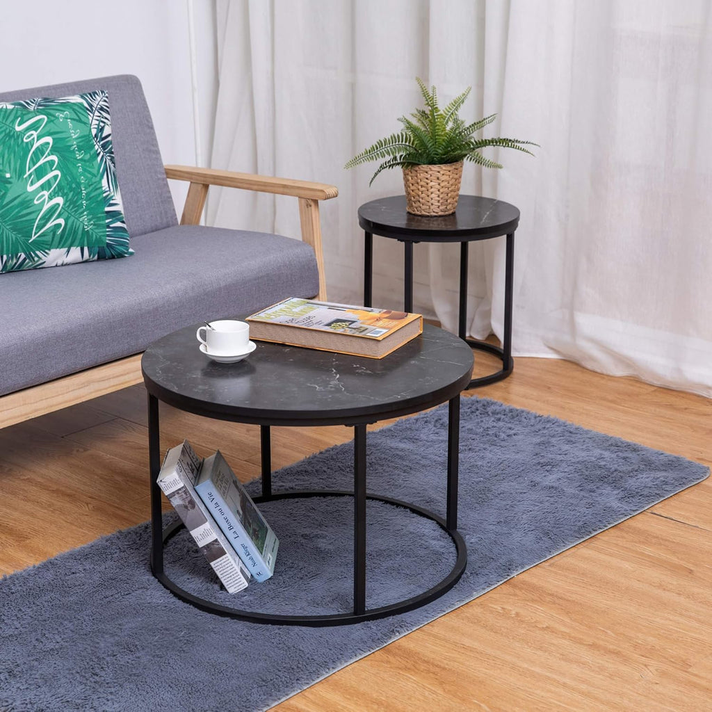 Black End Table Set of 1 Y96022