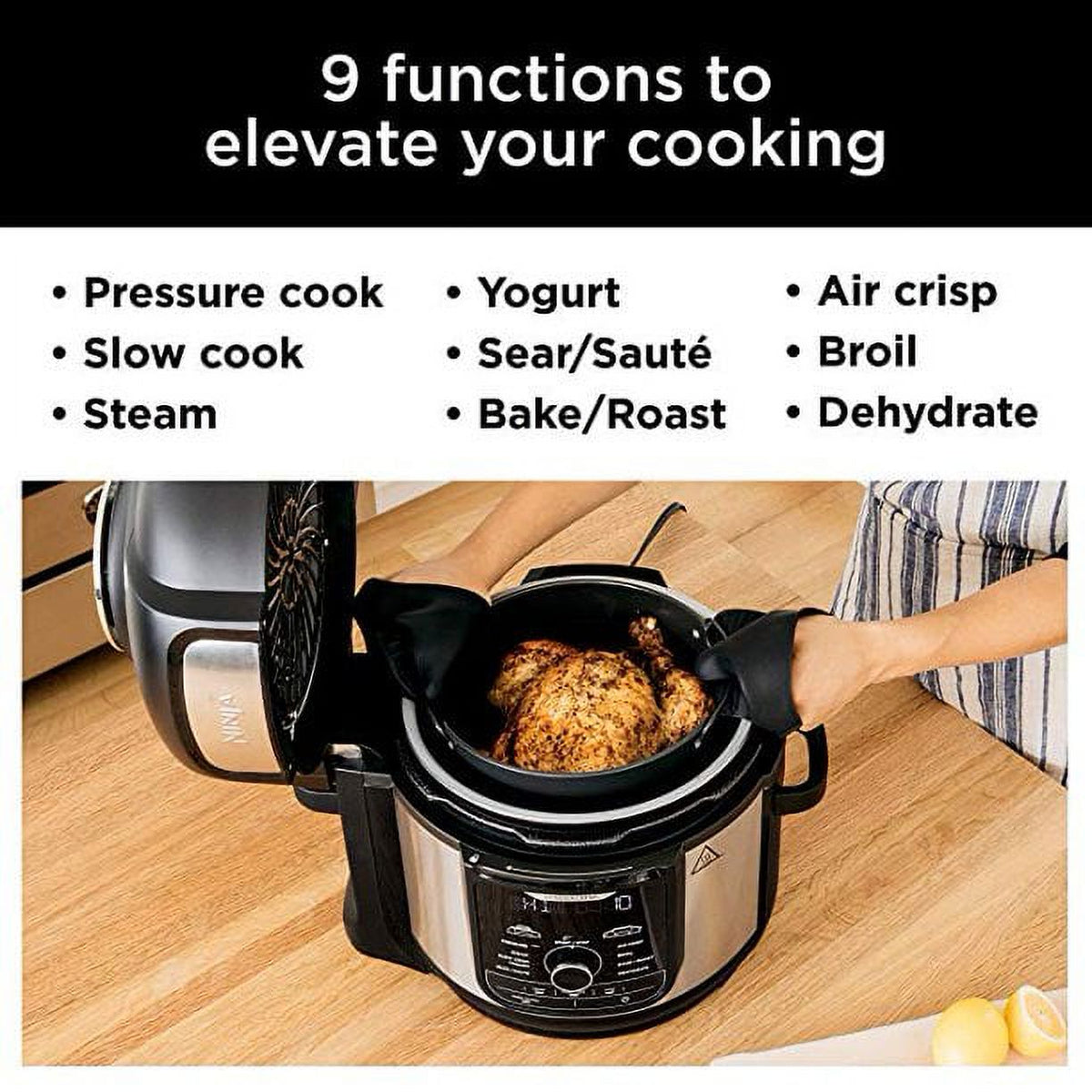 8 Quart Stainless Steel Pressure Cooker U346