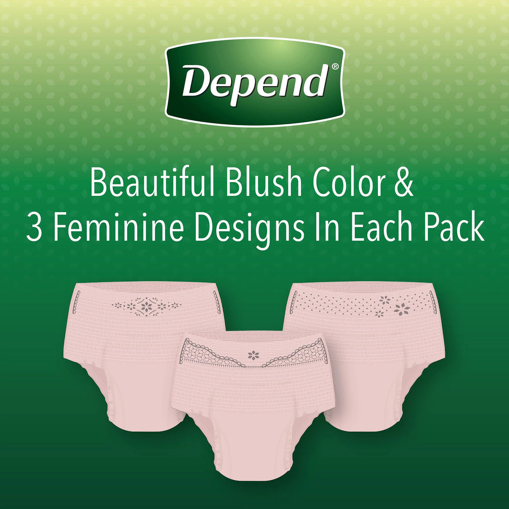 Light Pink XL Incontinence Underwear Y5423