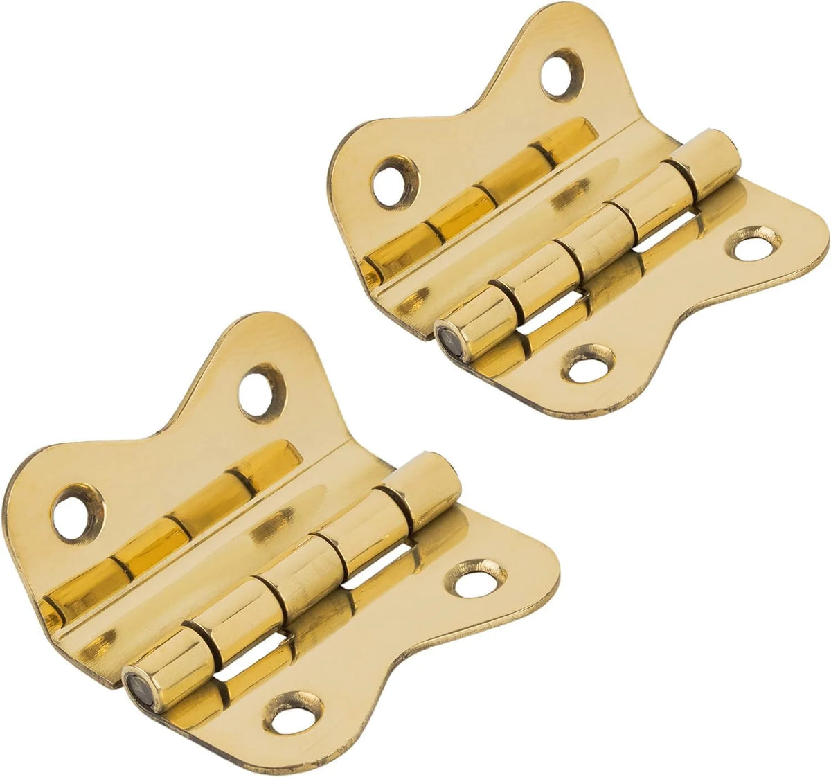 Solid Brass Cabinet Hinges 4 Pairs I109