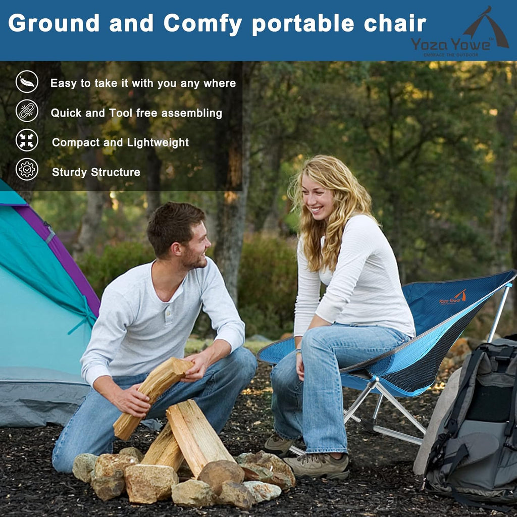 Compact Folding Camping Chair with Carry Bag H55420