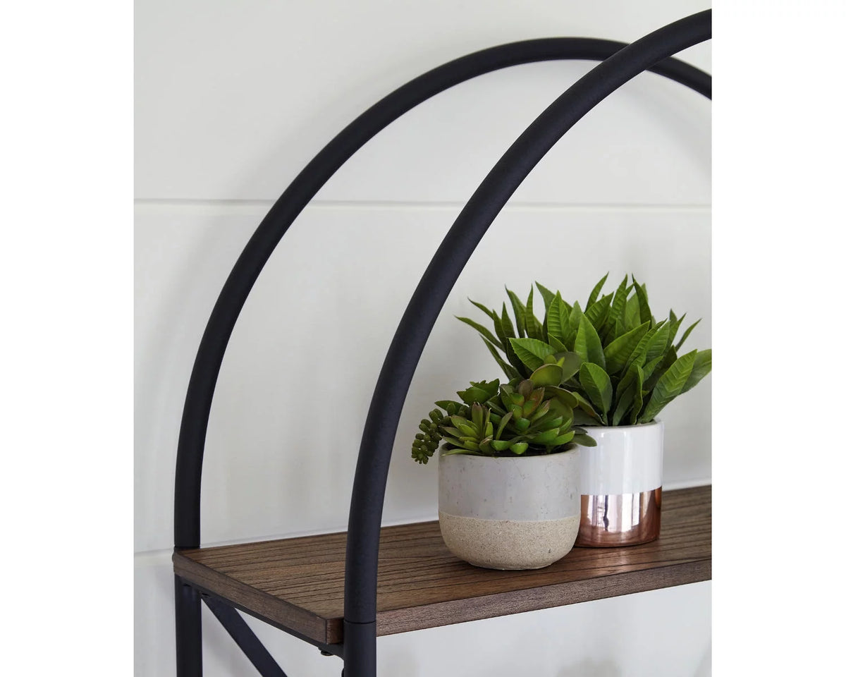 Brown/Black Bookcase W618587