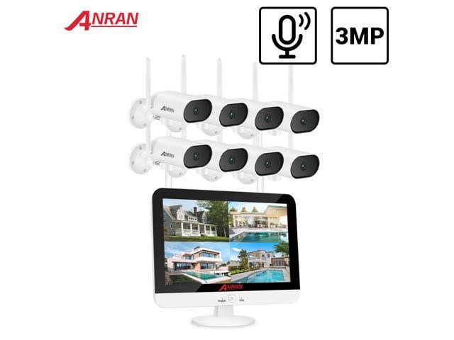 Wireless Surveillance Camera System with 13 inch Monitor R367830