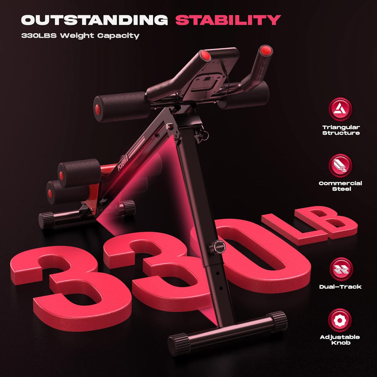Adjustable Foldable Ab Machine Y547