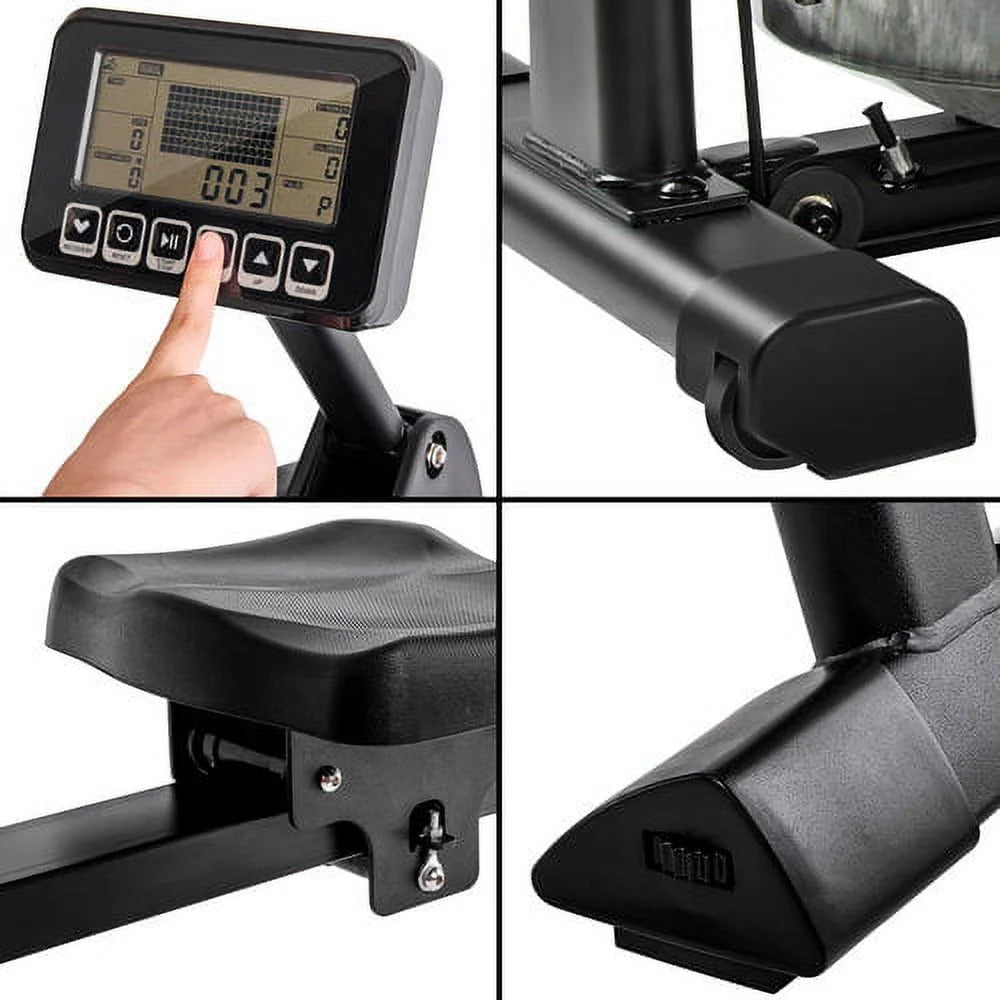 Water Rowing Machine with LCD Monitor V53827