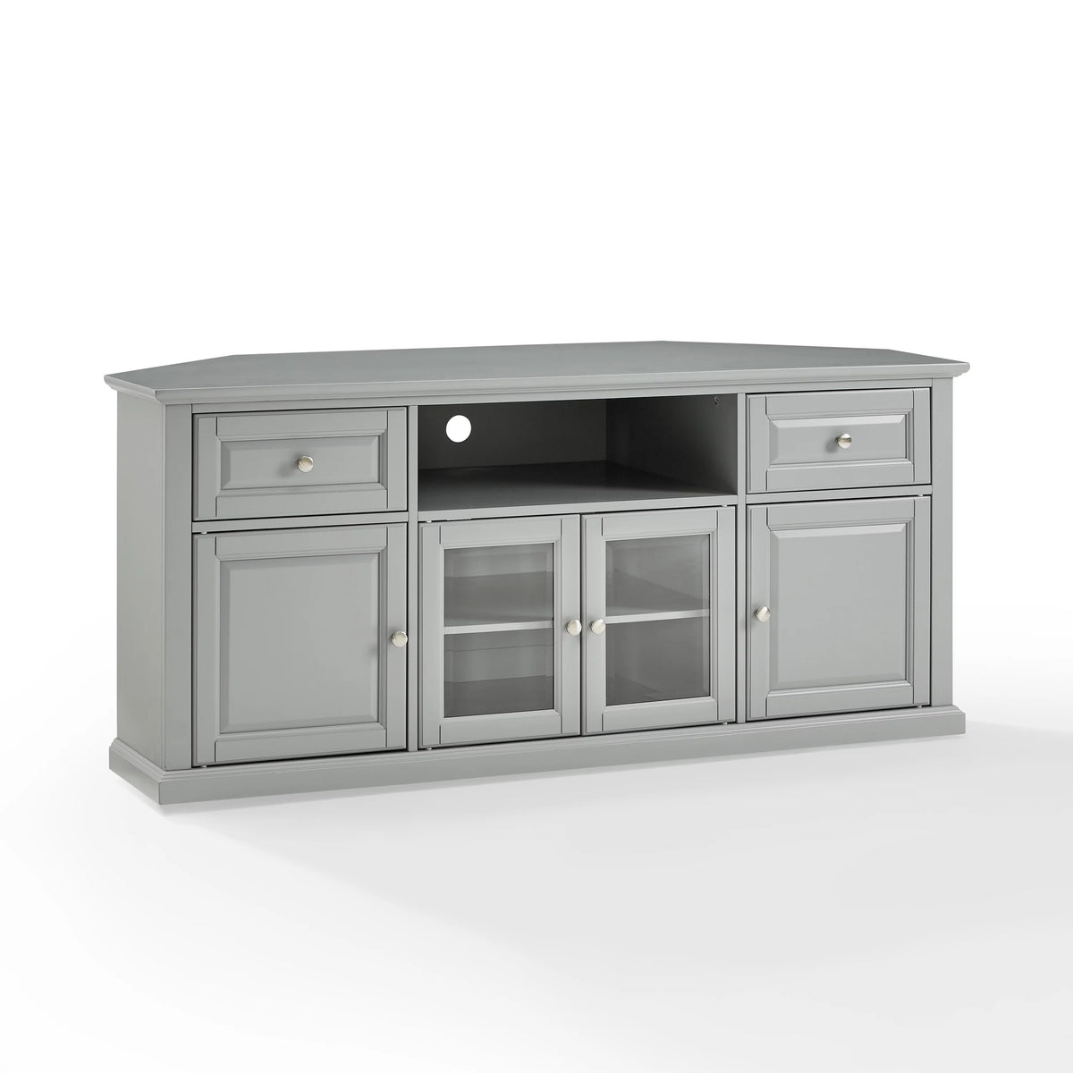 Gray Wood TV Stand R5907