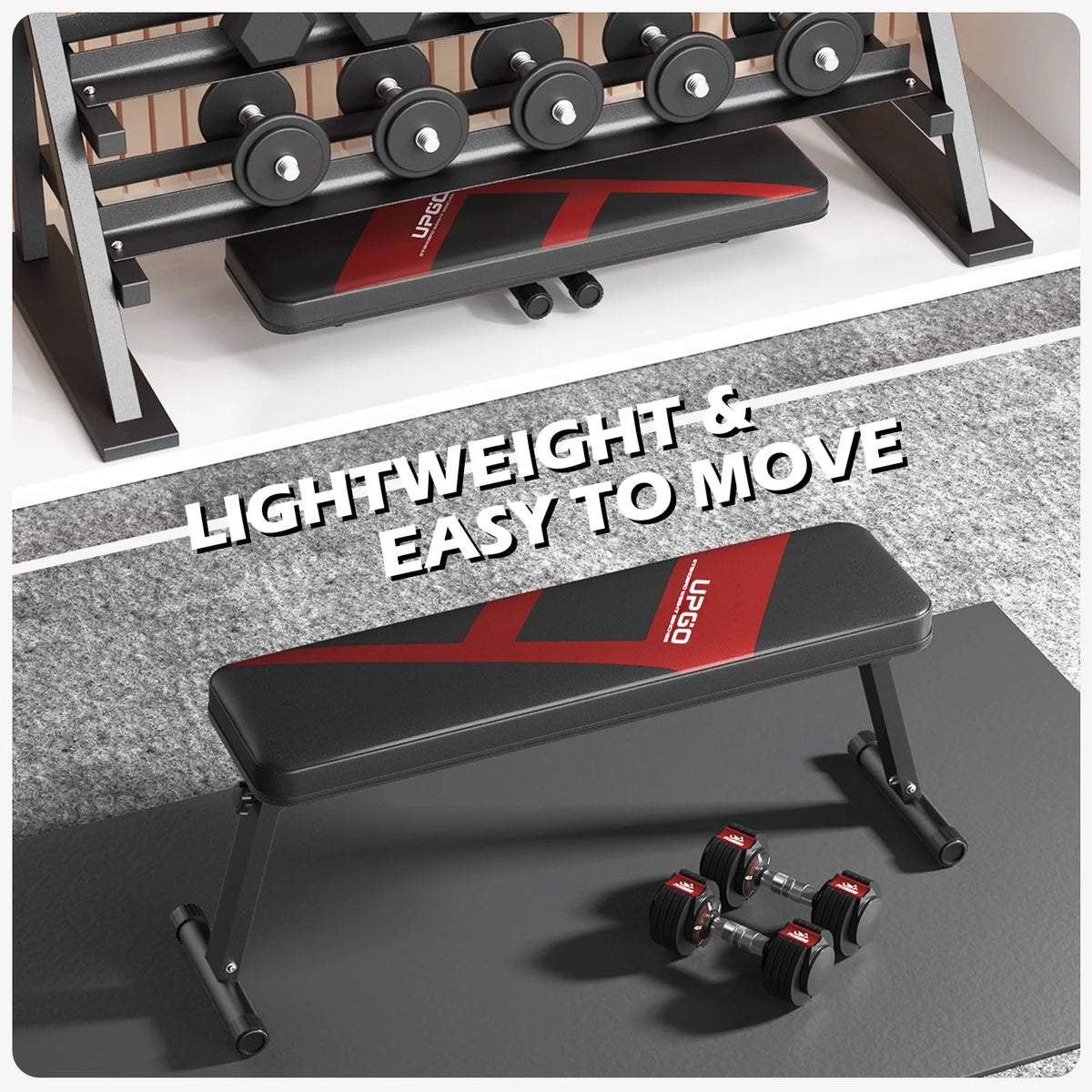 Folding Flat Weight Bench E30841