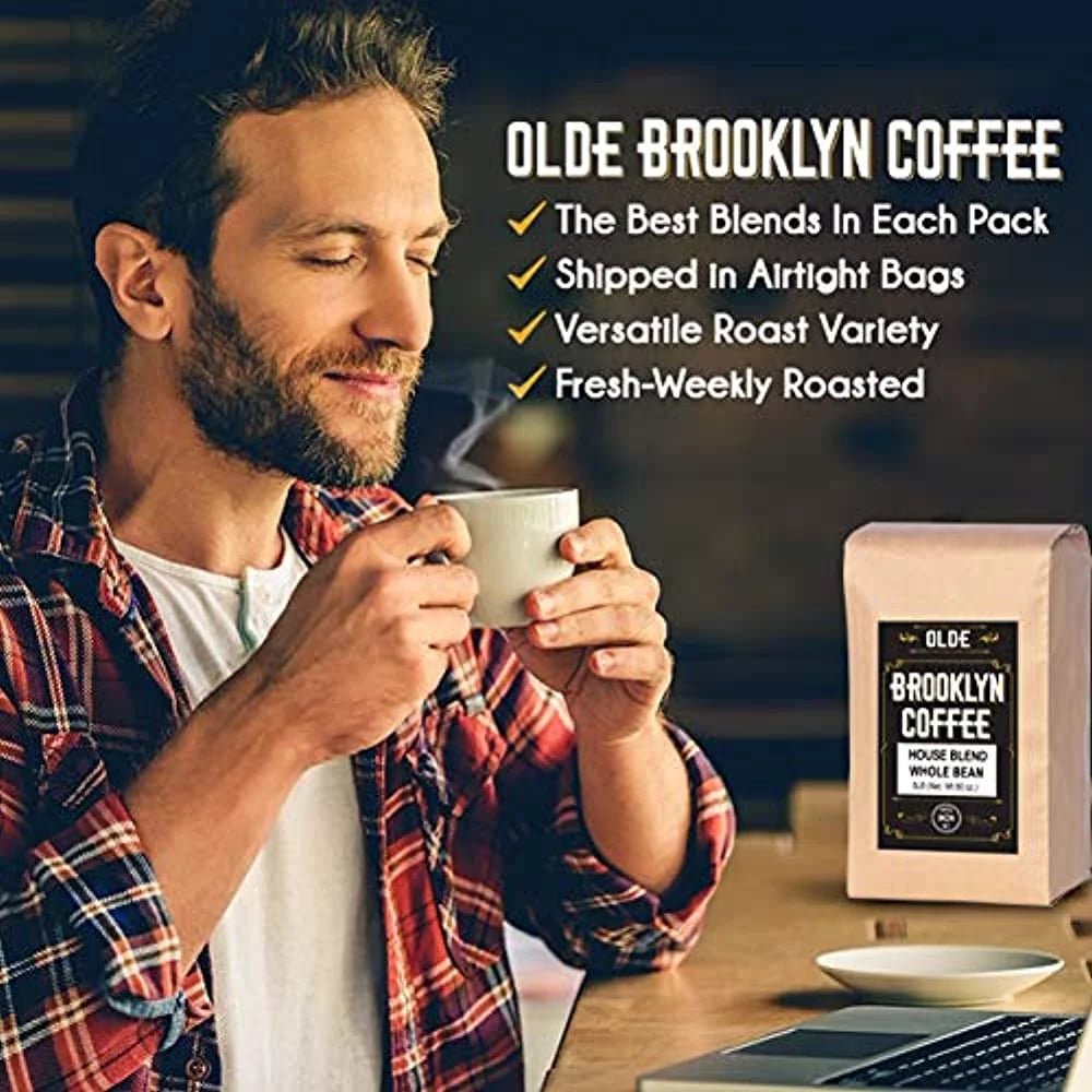 Whole Bean Light-Medium Roast Coffee 5LB Bag R3699