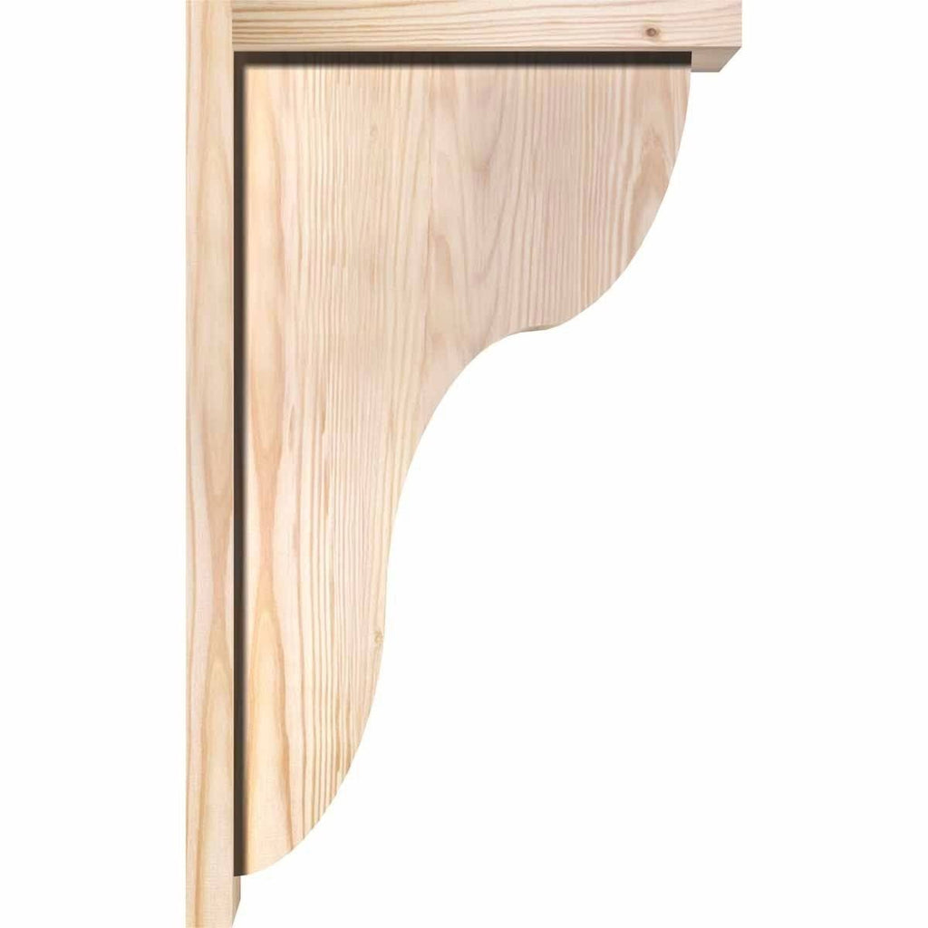 Carmel Smooth Corbel with Backplate, Douglas Fir C597866