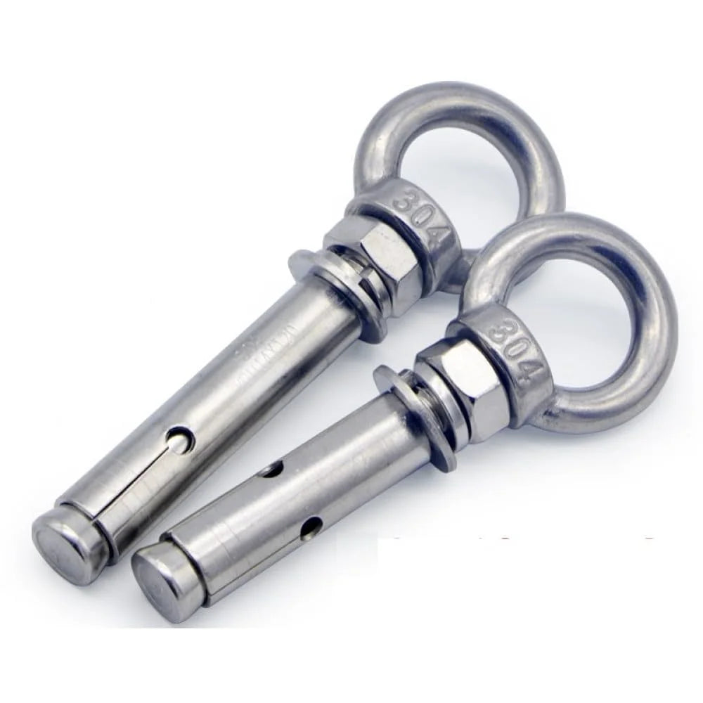 304 Stainless Steel Lifting Eye Bolt M6x80mm 4pcs T192929