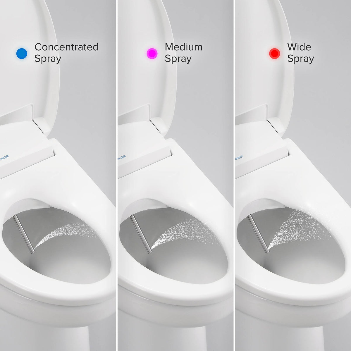 White Round Bidet Toilet Seat I44378