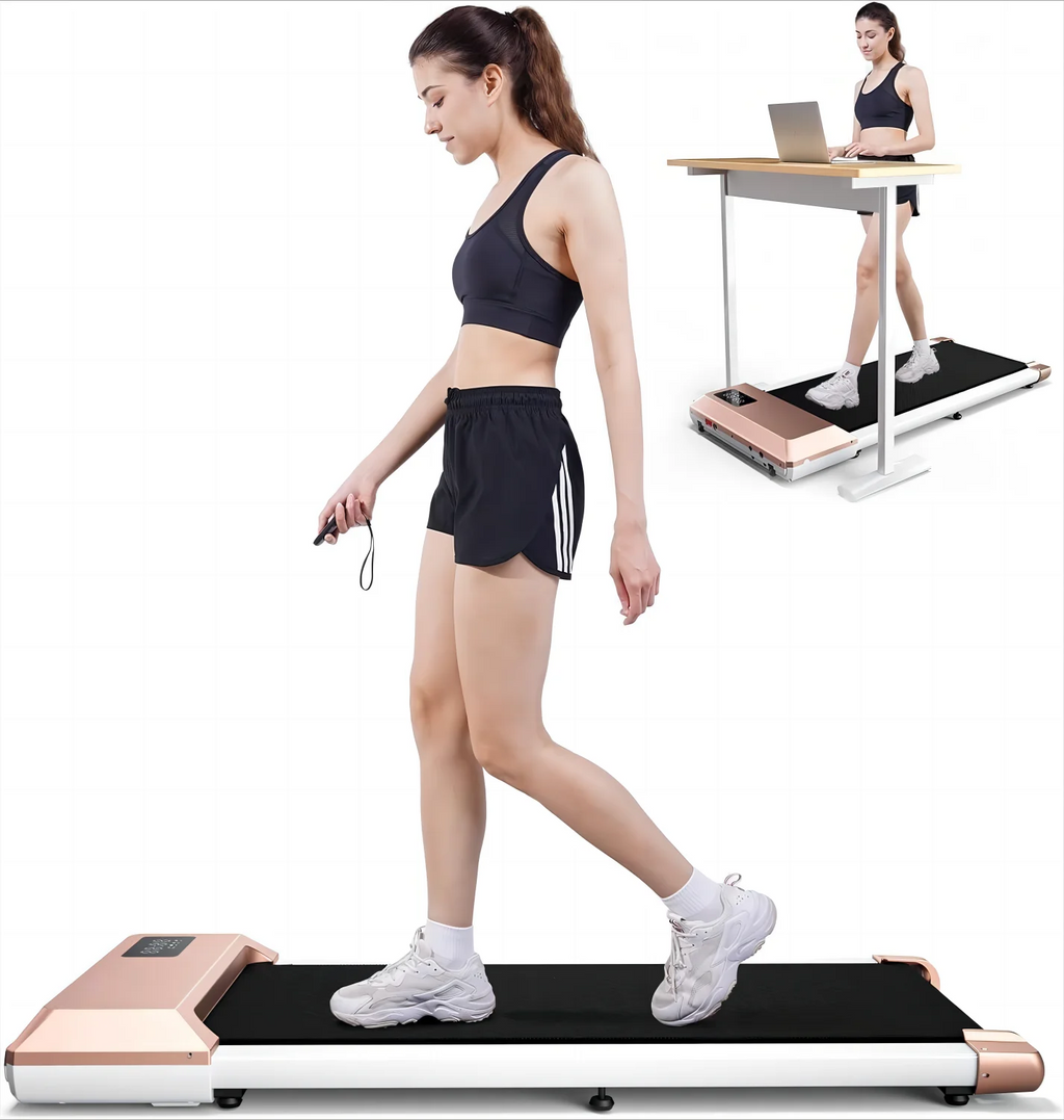 2.5Hp Ultra-Quiet Walking Pad Treadmill with Remote Control J307