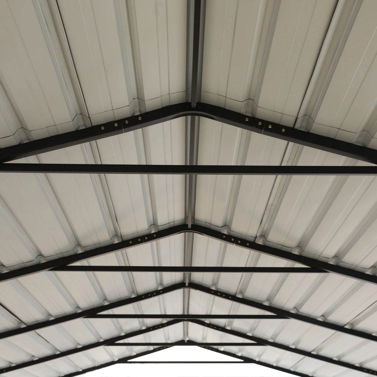 20 x 20 ft Metal Carport with Galvanized Steel Roof H583