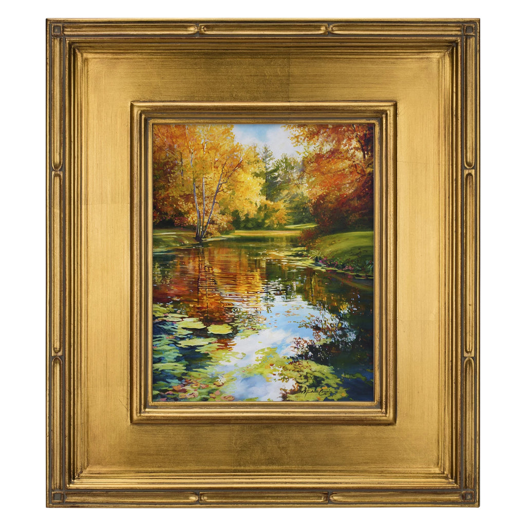 8x10 Gold Wooden Picture Frame I639747