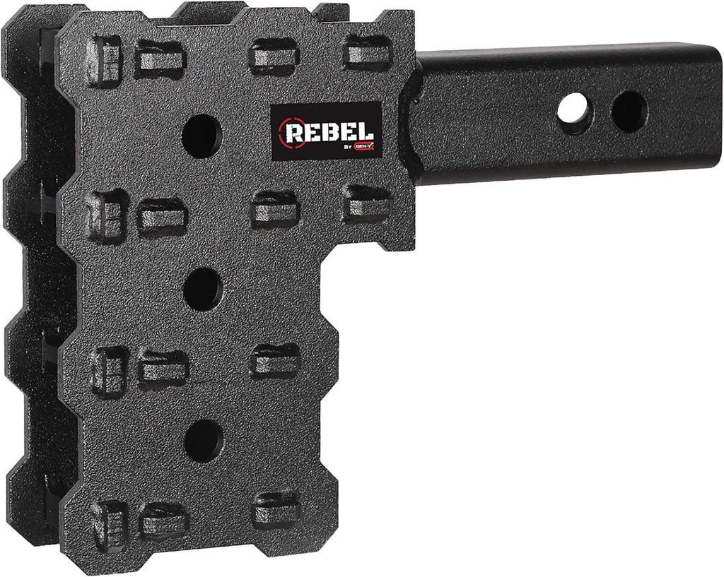 Tactical Series 2" Hollow Shank 3 Position 4.5" Drop 7k Plate Hitch Only M571