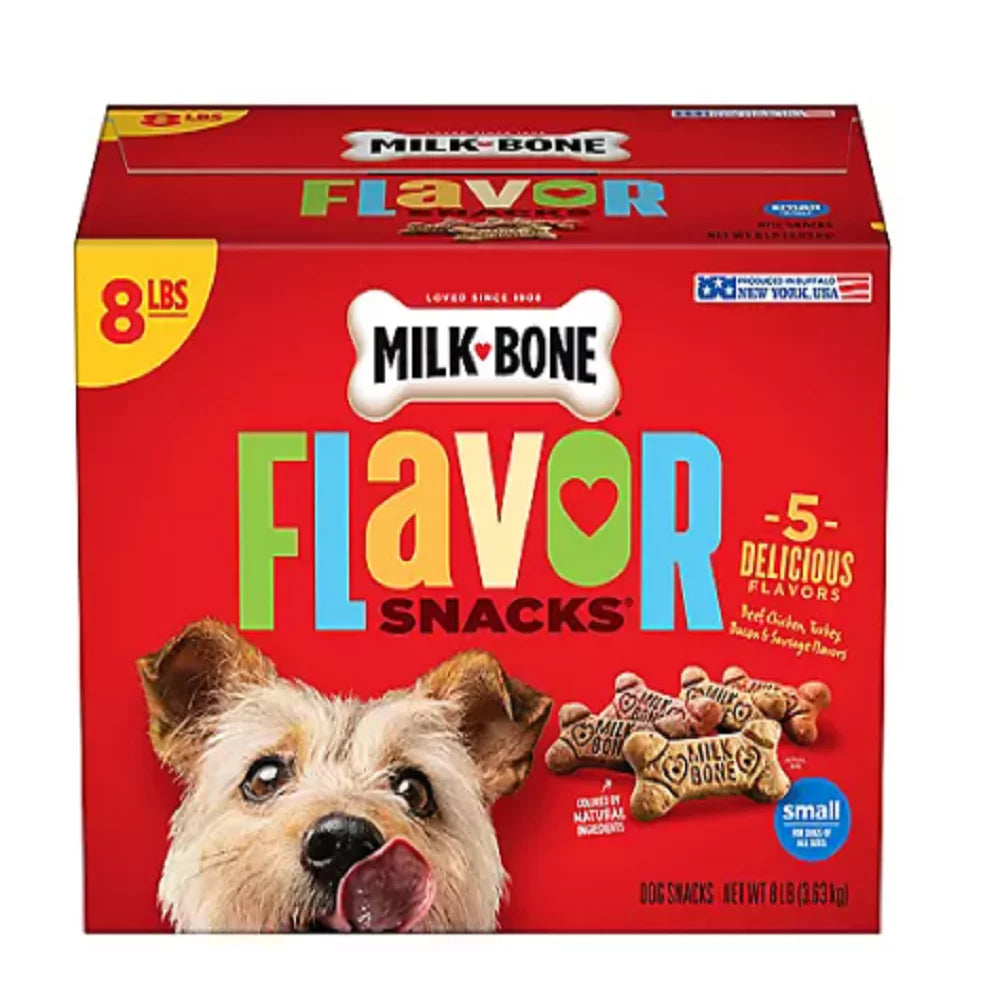 Milk-Bone Flavor Snacks Small Dog Biscuits 8 lbs J509