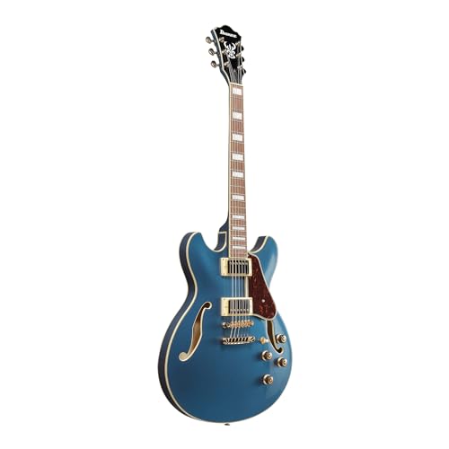 Prussian Blue Metallic Semi-hollow Electric Guitar Z54706