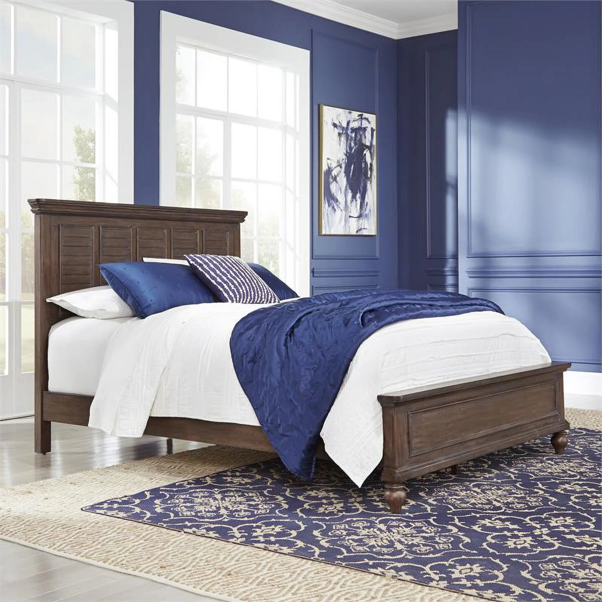 Queen Wood Bed O332