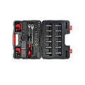 121 Pieces 1/4in & 3/8in Drive SAE/Metric Mechanics Tool Set N925