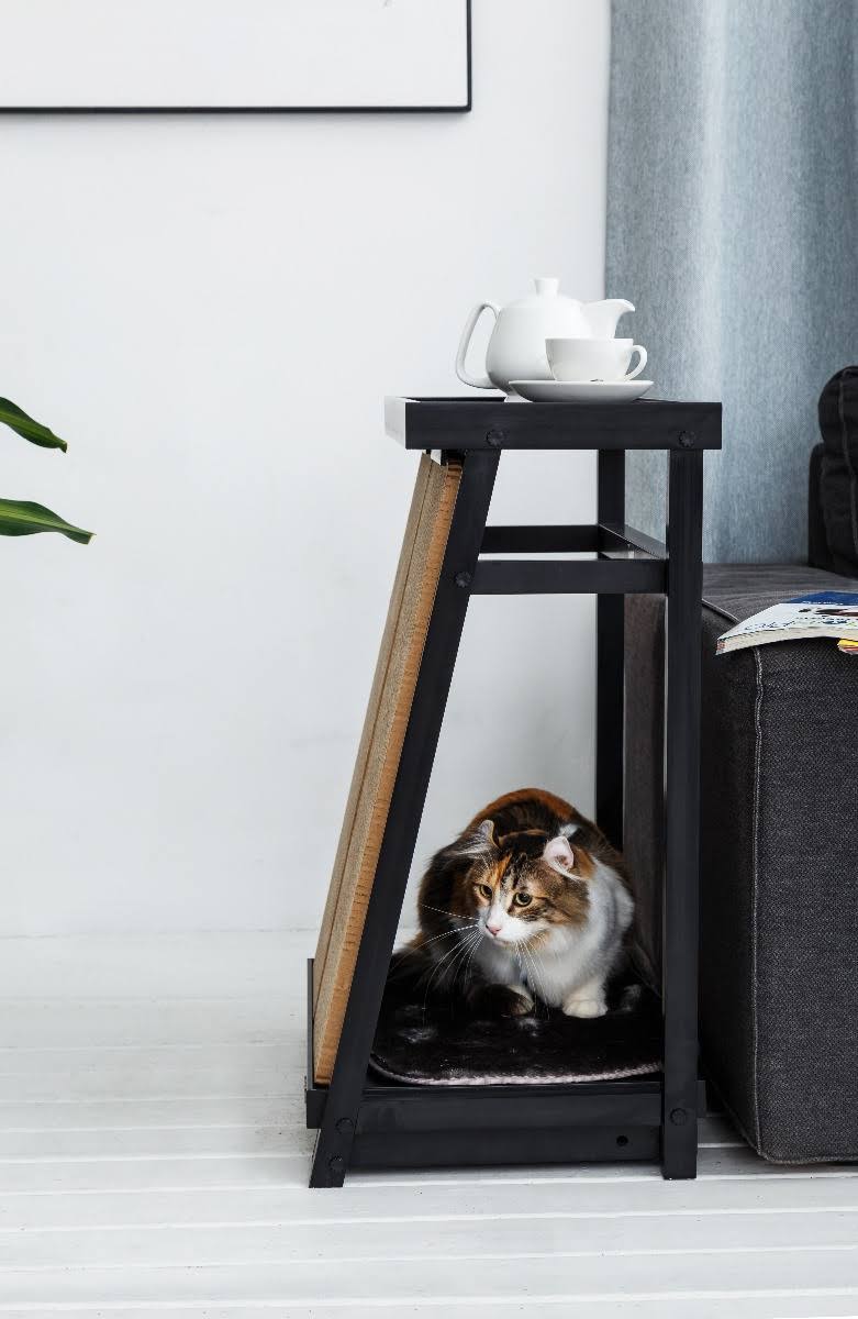 Cat Corner with Bed and Scratch Pad N1781