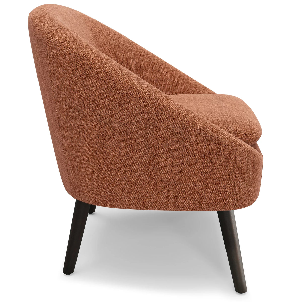 Rust Fabric Accent Chair Z14111