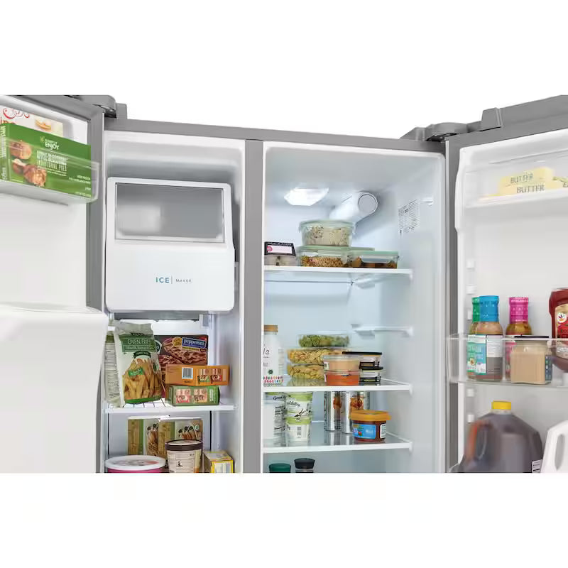 36 in. 25.6 cu. ft. Side by Side Stainless Steel Refrigerator Y98940