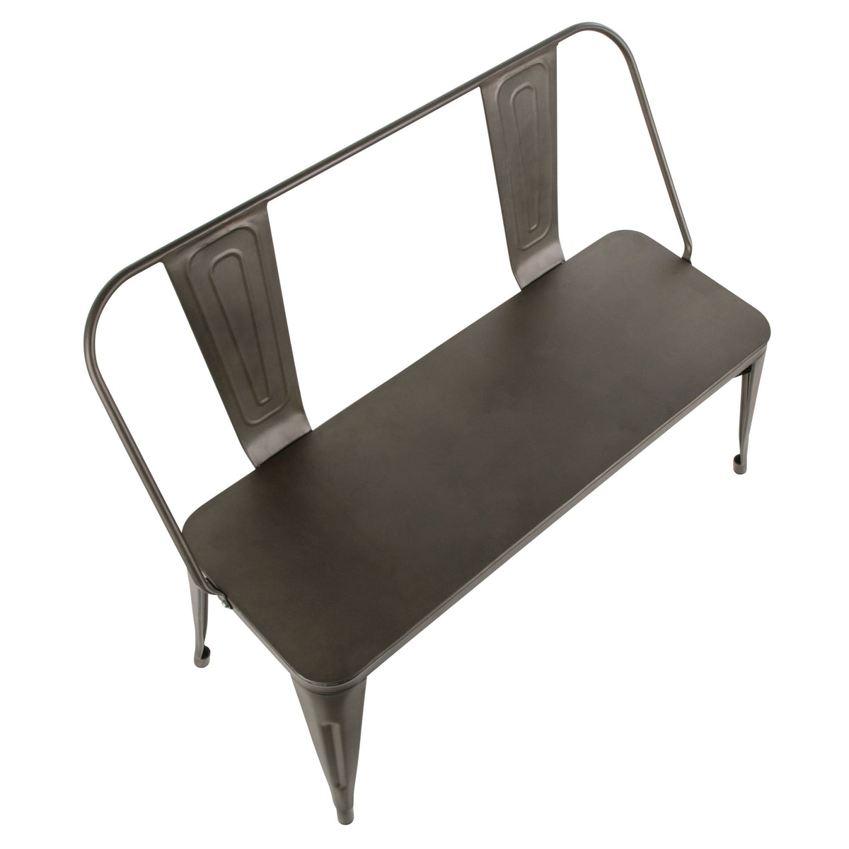 Antique Industrial Metal Bench C692133