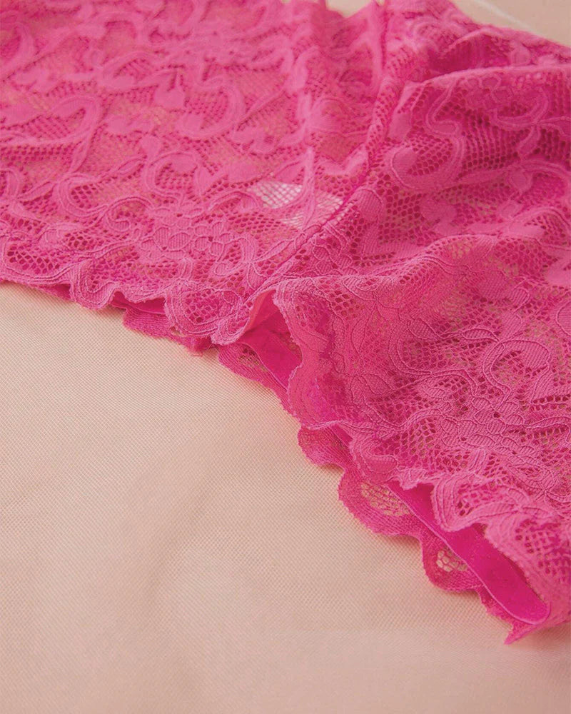 Lace Bralette & Panty Bundle W81090