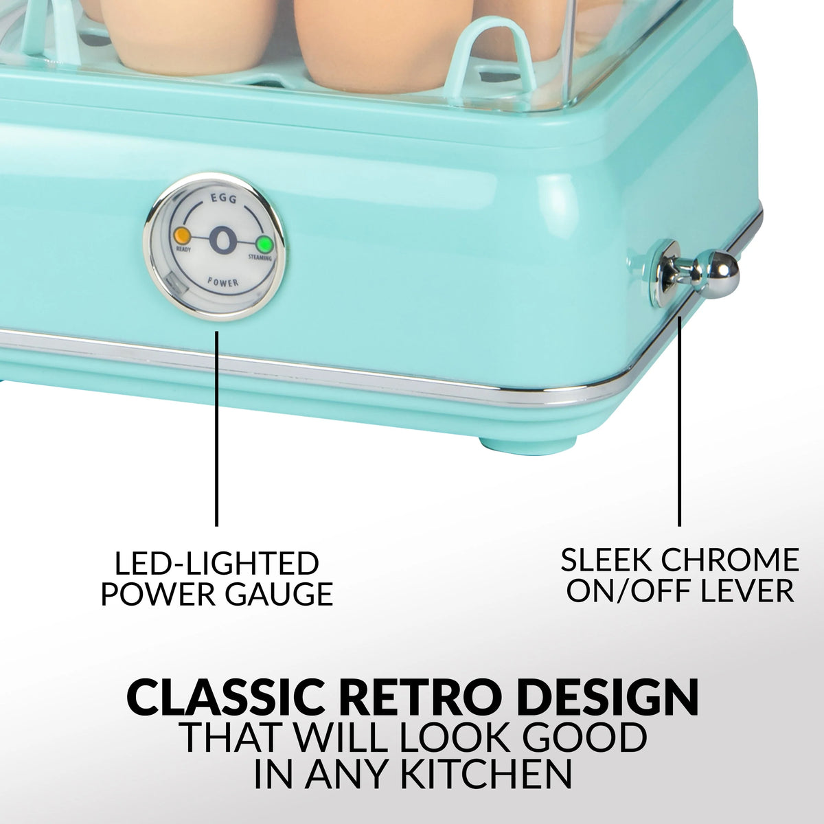 Aqua 14-Capacity Egg Cooker E336426