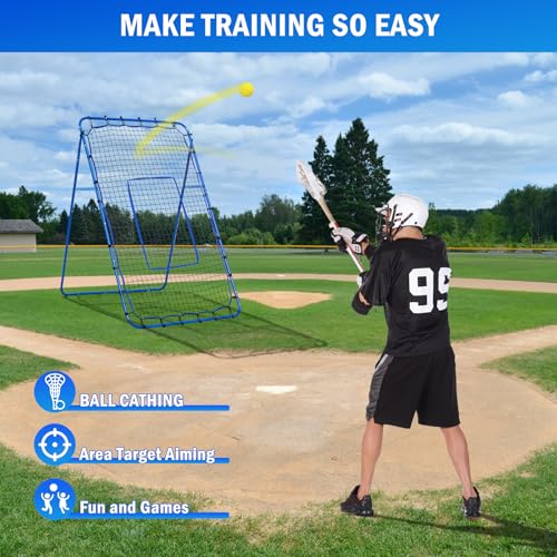 Lacrosse Rebound Net with Target Strike Zone I46561