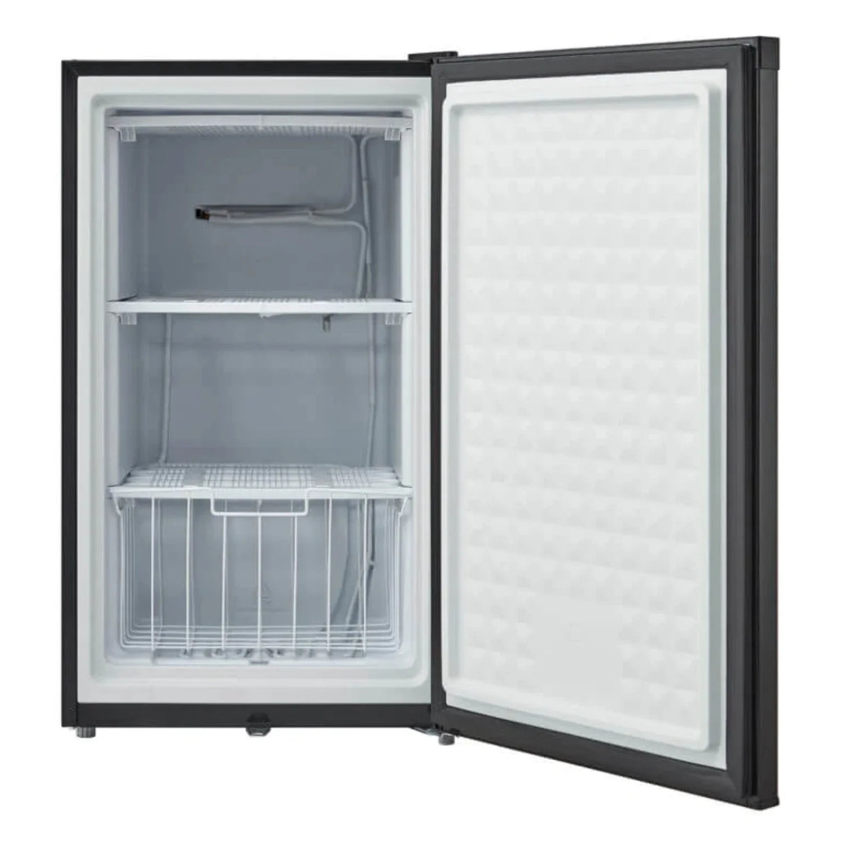 Black 3.0 cu. ft. Upright Freezer with Lock R693
