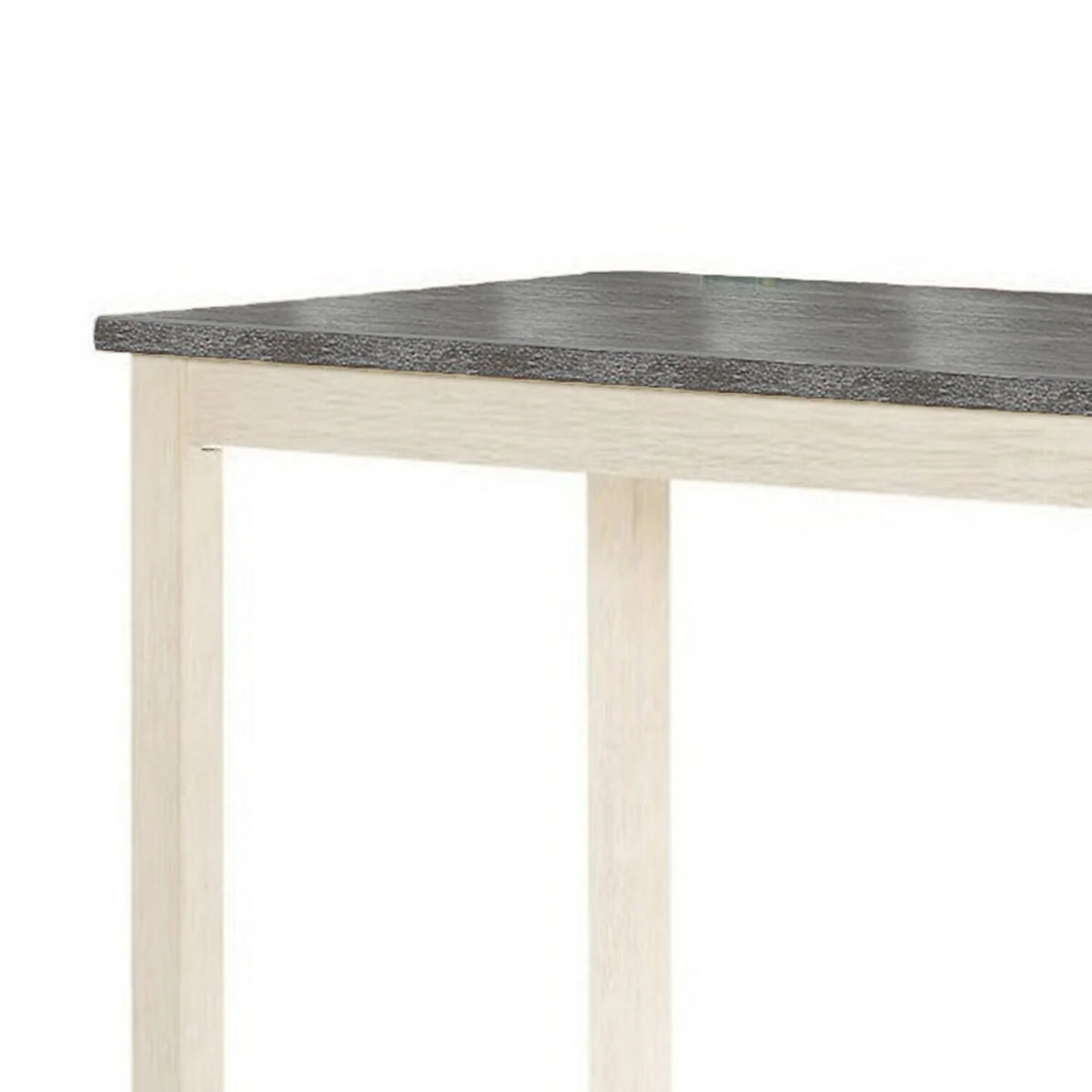 60 Inch 2 Tone Wood Counter Height Table G811957