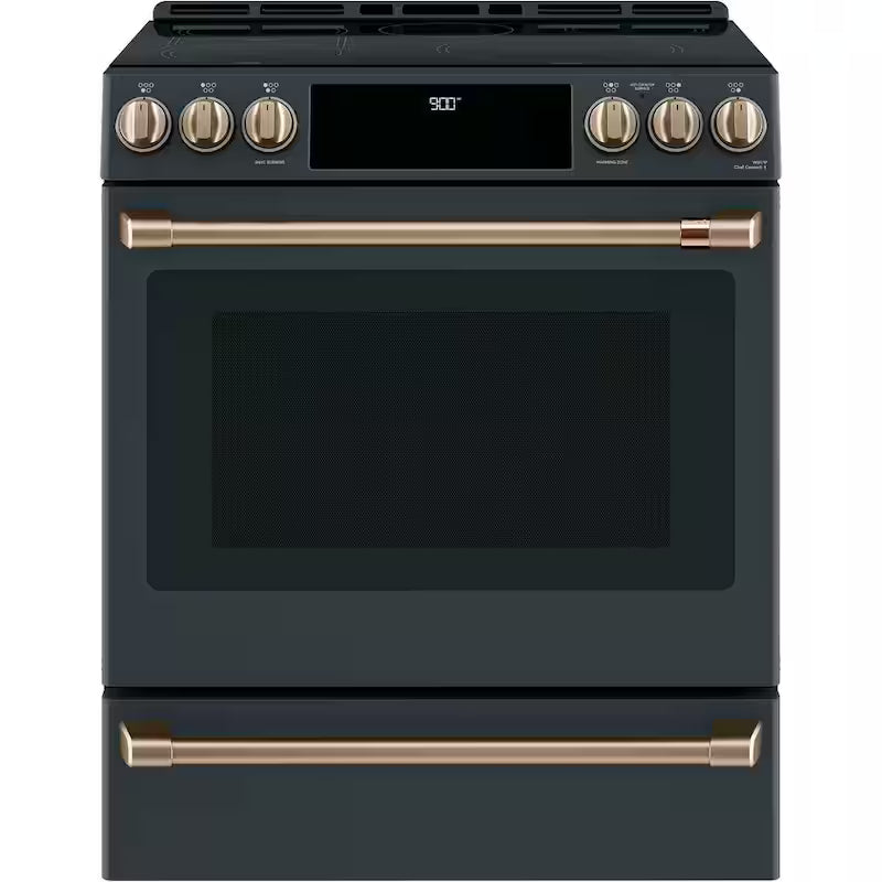 Induction Range Handle and Knob Kit in Brushed Bronze I191916