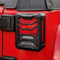 Tail Light Guards Pack of 2 Textured Black Cast Aluminum Alloy V884