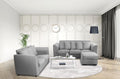 3pcs Living Room Set Light Grey V713817