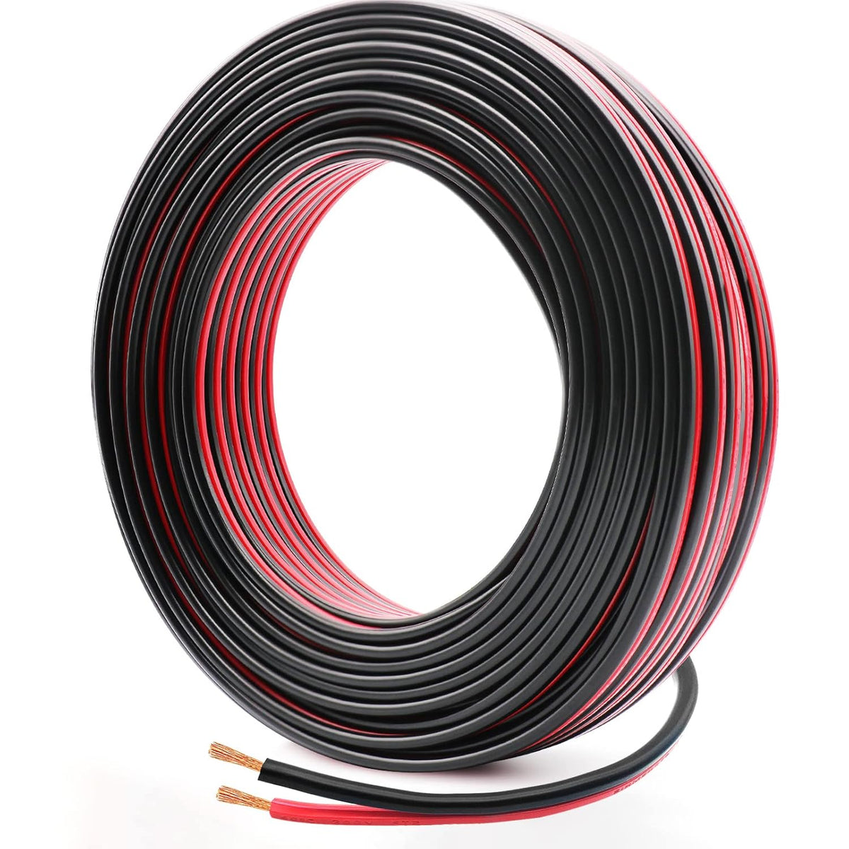 Red Black 100 Feet Low Voltage Landscape Lighting Wire B2240