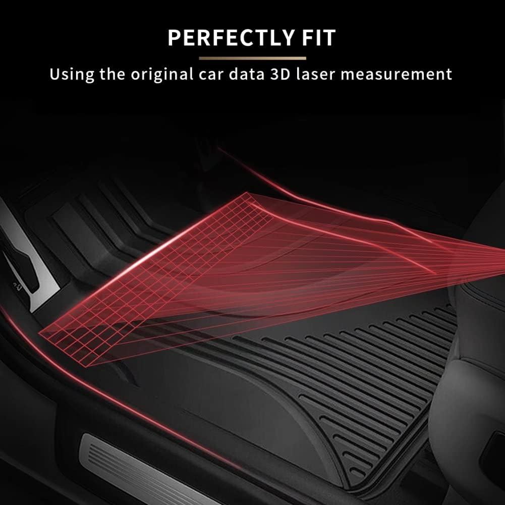 TPE All Weather Car Floor Mats Full Set 1st & 2nd Row U16105
