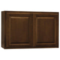 36x23.5x12 in. Cognac Medium Brown Wall Bridge Kitchen Cabinet V48955