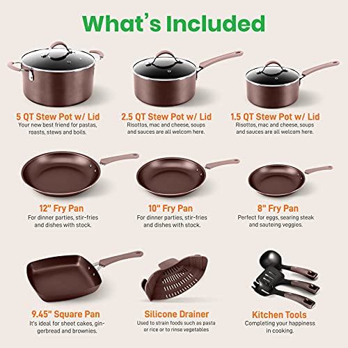 14-Piece Nonstick Cookware Set H715