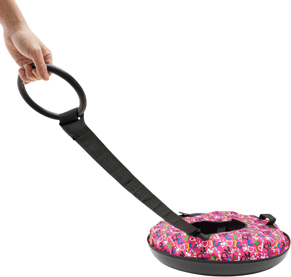 31.5'' Heavy Duty Oxford Cloth Inflatable Snow Tube with Tow Strap F767176