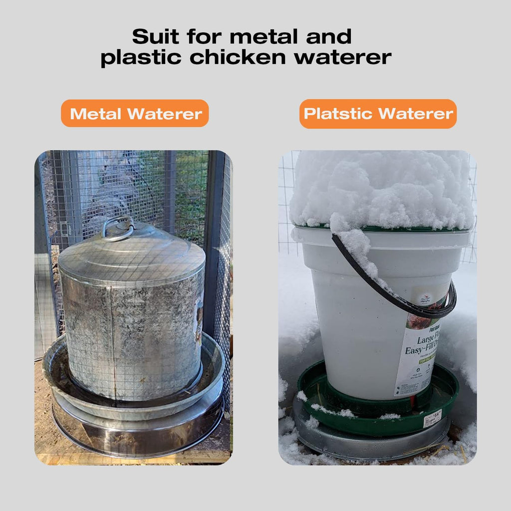 Chicken Water Heater Base Stainless Steel Heater D87619